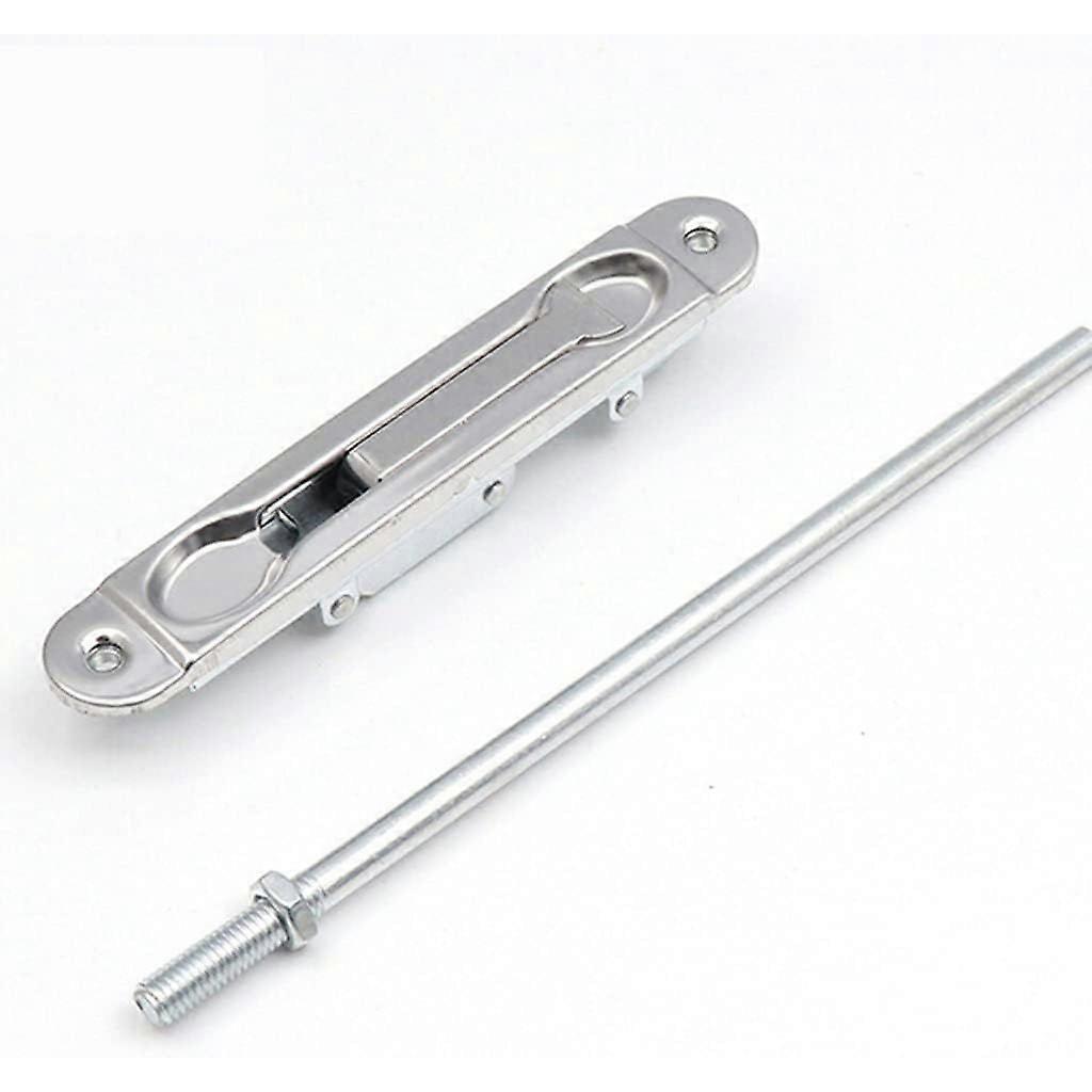 Surface Mounted Sliding Door Lock, Door Lock Bolts,Long Silver Stainless Steel