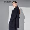 Ports Women's Wool Blend Mid-Length Overcoat