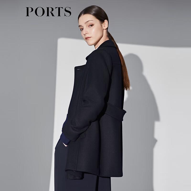 Ports Women's Wool Blend Mid-Length Overcoat