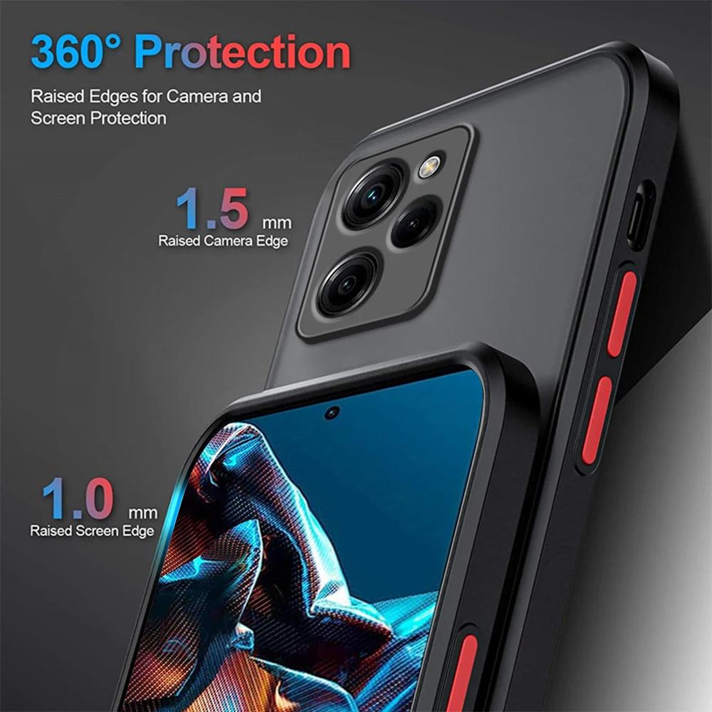 Matte Skin Feel Case for Xiaomi Note 12 Turbo 13 11 10 Pro Plus Armor Bumper Phone Cover On Redmi 12 12C 10 10C 5G Cover Case