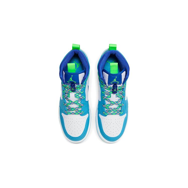 New Jordan 1 Mid SE Sprite Blue GS DA8010-400