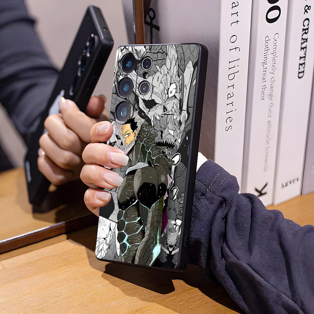 Hot New Anime Kaiju No. 8 Phone Case For Samsung S26 Ultra S25 Edge Ultra S23 S22 S21 S20 Ultra Plus S24 Fe Cover