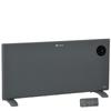 2000W Electric Convector Heater, Freestanding or Wall Mounted, Space Heater with Adjustable Thermostat, Timer, Grey