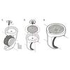 Beeline Moto II Bar Mount 22-32mm MNT30-BAR Black