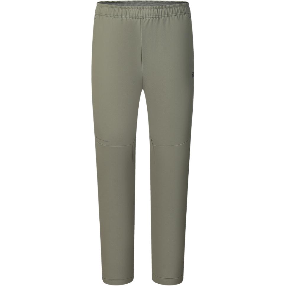 Fila Fitness Straight Leg Woven Comfortable Casual Pants Men Bottoms Smoke-Green Khaki A11M511805F-DK