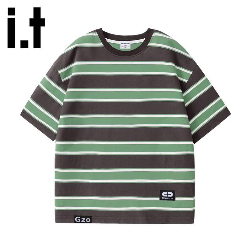 GROUND ZEROit Boys  Striped Short-Sleeve T-Shirt 140