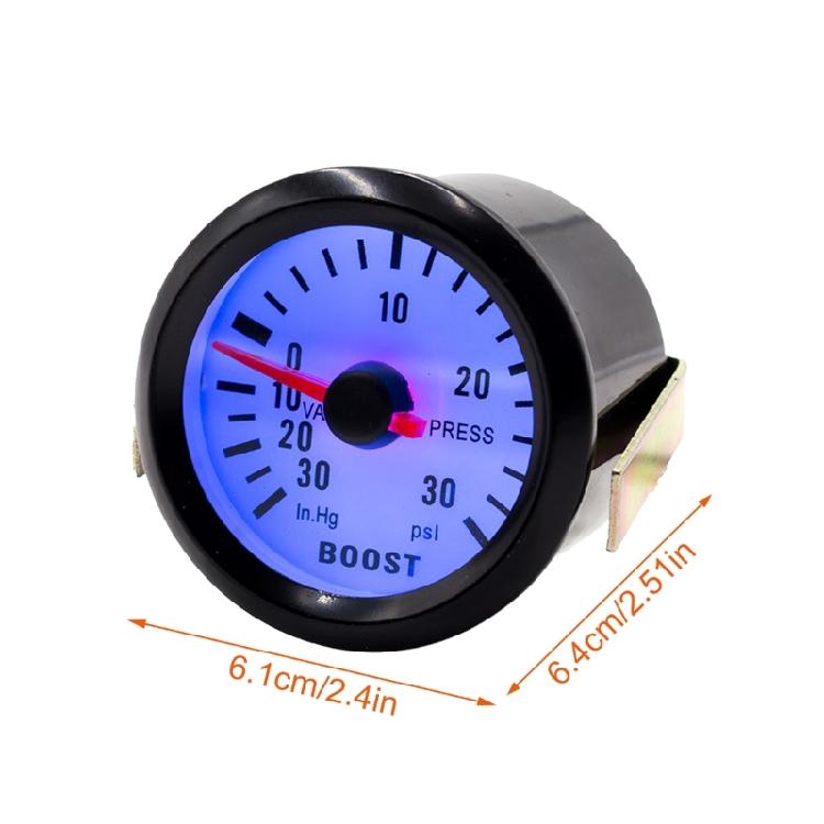 Tool Free Install Boosts Meter 52mm Universal 12V Pressure Indicator Upgrades for Real Time Vehicle Diagnostics
