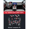 Auto Central Control Screen TPU Navigation Anti Scratch interior Protection Film GPS Navigation For TOYOTA BZ4X  2024 2025