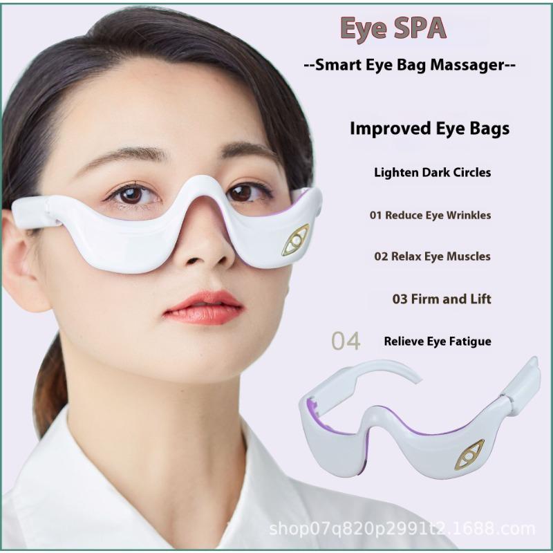 Massagem Ocular Beleza Massageador Ocular Cuidados com a Pele Luz Vermelha Instrumento de Beleza RF Dilui Olheiras Instrumento de Beleza Ocular