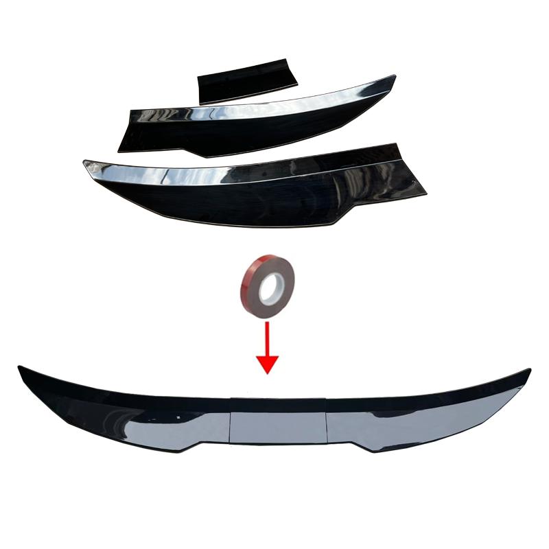3 szt. Uniwersalny Uniwersalny Tylny Bagażnik Samochodowy Wysoki Ducktail Spoiler Bagażnika Skrzydło Do Renault Arkana Kia Forte Passat Ford Fiesta BMW F10 G30