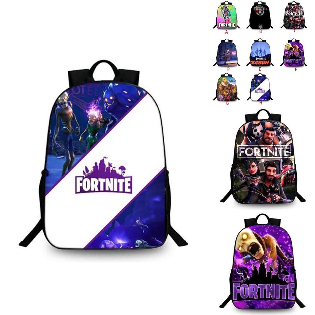 3d Fortnite Game Print Backpack Bookbag School Laptop Travel Bag Girl Boy