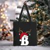 Christmas Letter Print Messenger Bag Student Casual Canvas Bag New