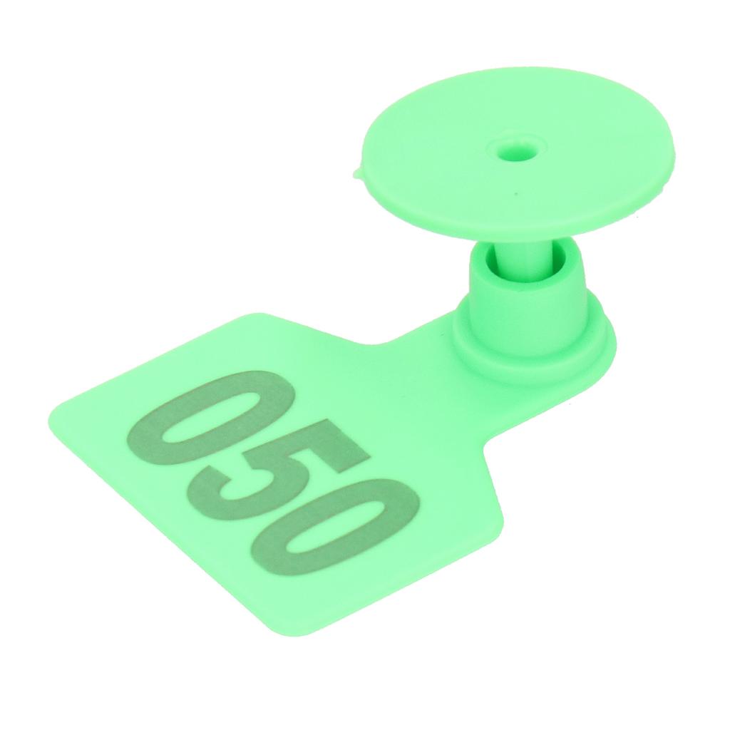 Pig Ear Tag Signs Marking Labels with Numbers for Farm Animal Identification