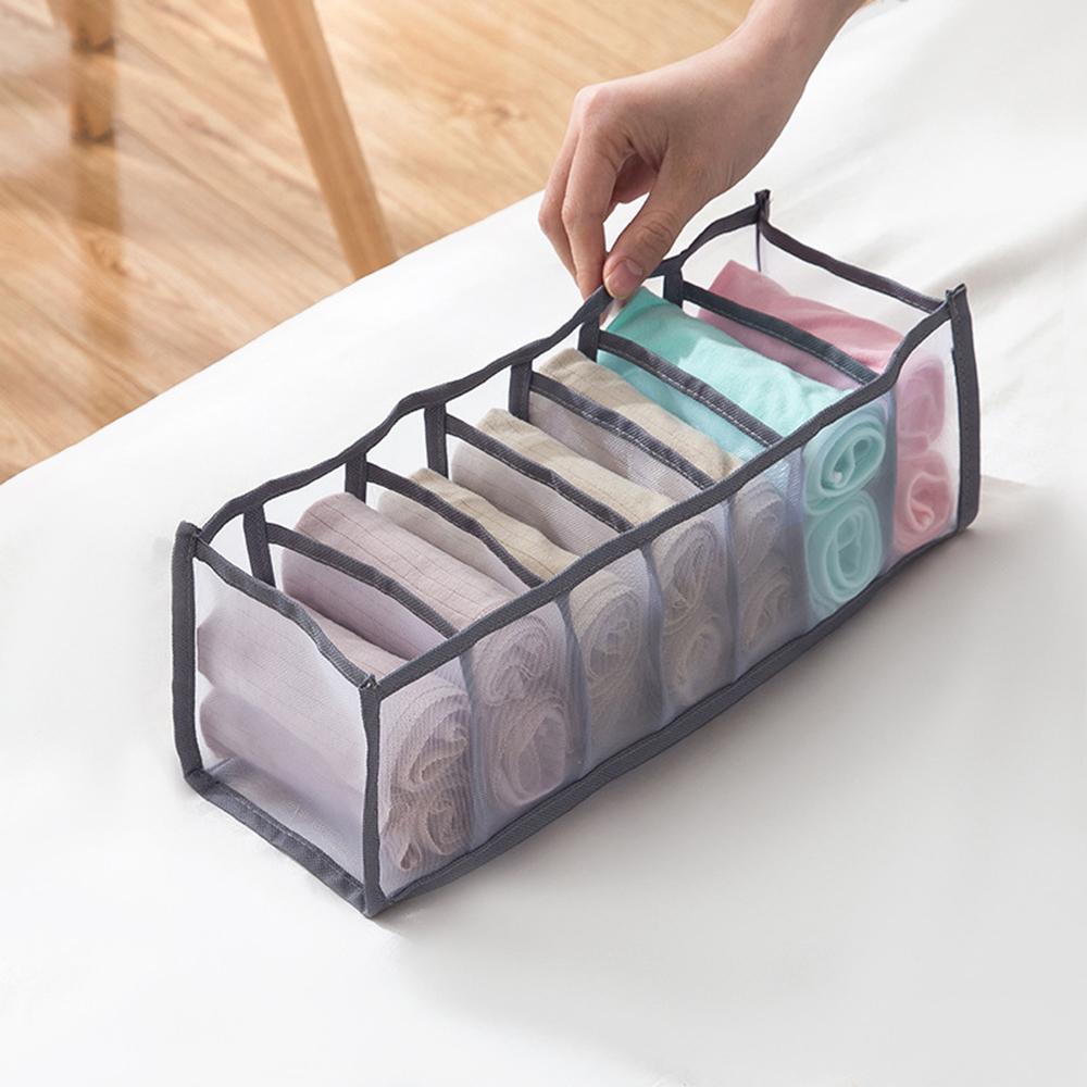 7-layer Underwear, Bra and Sock Storage and Organization Box, Mesh Storage Box, Drawer-type Wardrobe Storage Box