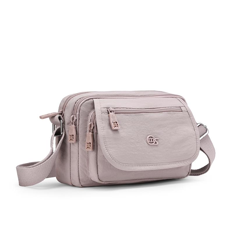 Kompaktní crossbody taška s více kapsami na zip pro muže a ženy