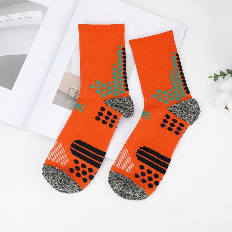 MDNGMDNG Men s Anti-Slip Running Socks One Size