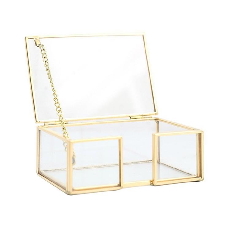 Clear Glass Business Card Organiser 96x26x47mm Large Capacity Name Card Case For Corporate Event And Executives Use 1 1190₽