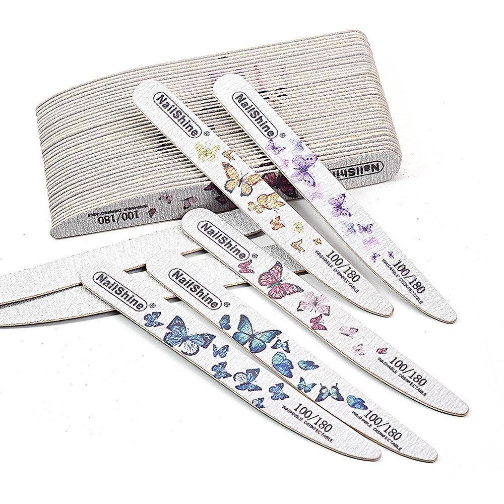 Butterfly Shaped Thin Nail File: Knife-Edge Sandpaper for Shaping & Grinding