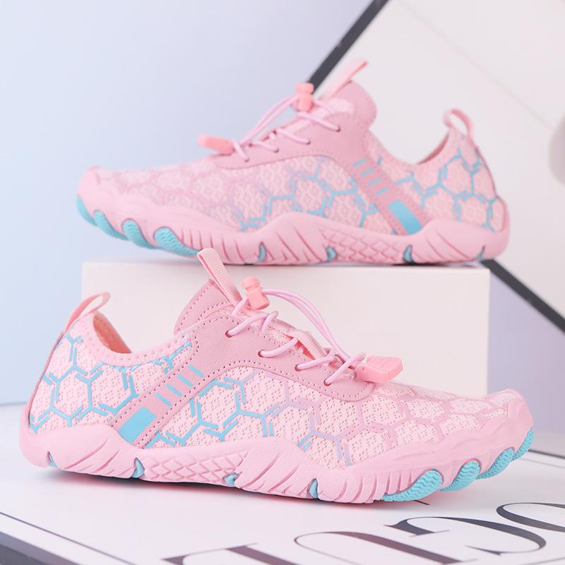 

Unisex Non-Slip Five-Finger Barefoot Outdoor Shoes - Ideal for Canyoning, Snorkeling, Beach, Hiking, and Wading 42 розовый