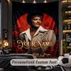 Personalized Wall Tapestry,Bruno Mars Custom Printed Name, Fabric Wall Art For Indoor Room Backdrop