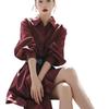 2026 Spring/Summer French Waist-Cinched Slimming Shirt Dress Women's Fashion