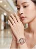 Gedi Starry Sky Women's Diamond Steel Band Waterproof Quartz Watch for Daily Commute or Work.