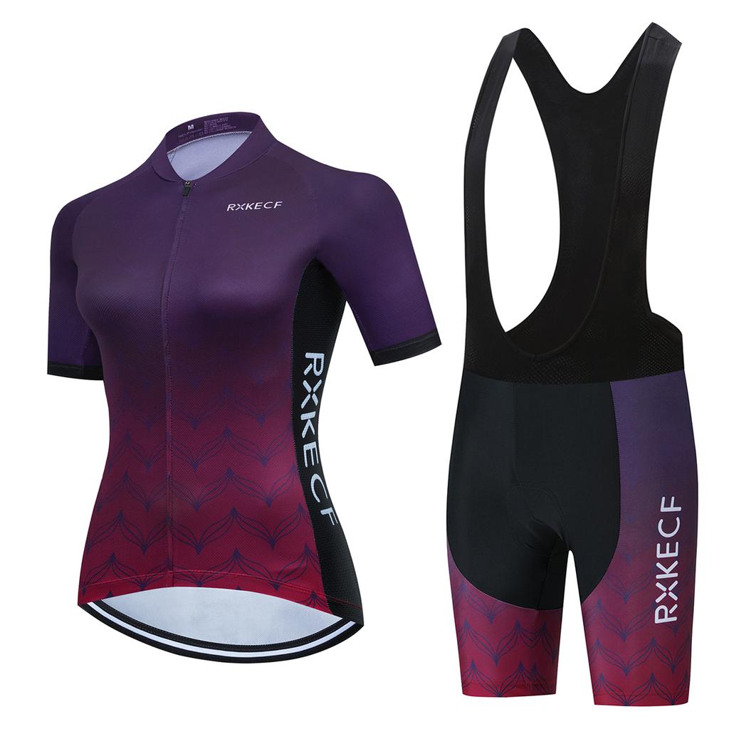 2026 Set Maglia da Ciclismo a Maniche Corte da Donna Abbigliamento Sportivo Kit Abbigliamento per Bici Mtb Maillot Ciclista Vestiti da Bicicletta