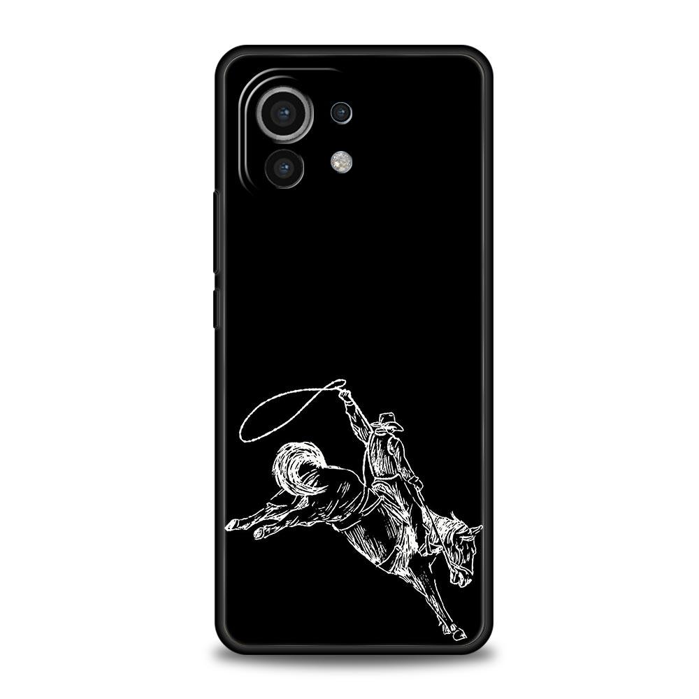 

Phone Case Cover for Xiaomi Mi 17 15 14 13 12 11 Ultra 15T 14T 13T 12T 11T Pro Lite 5G Soft TPU Capas Cowboy Fundas Capas Coque Mi 11 Lite 5G