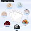10–100 Stück Schmuck-Organizer-Beutel, transparentes PVC, antioxidative Schmuckbeutel, Aufbewahrungstasche für Ohrringe, Anhänger, Halsketten, Armbänder