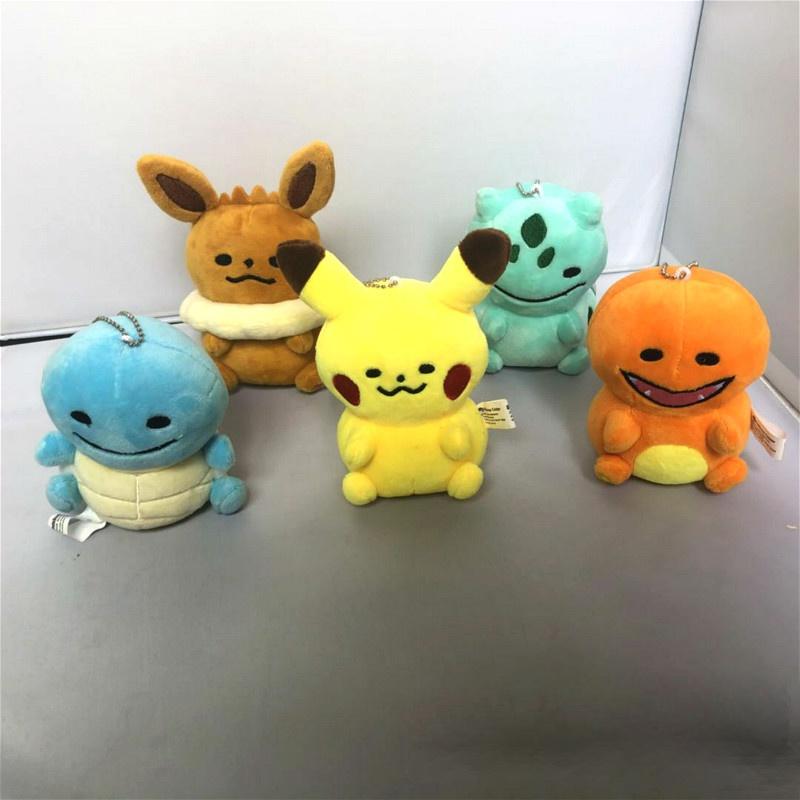 Bulbasaur Squirtle Pikachu Charmander Eevee Pluszowa Zawieszka Brelok