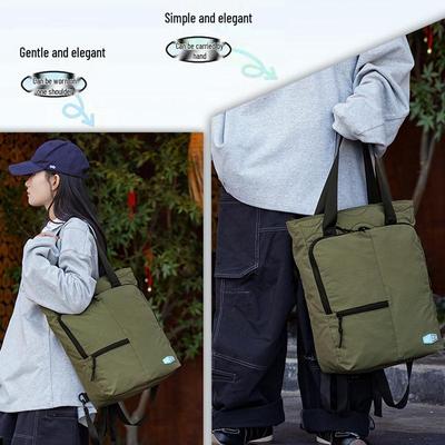 Versatile Multifunctional Nylon Backpack & Stylish Shoulder Bag