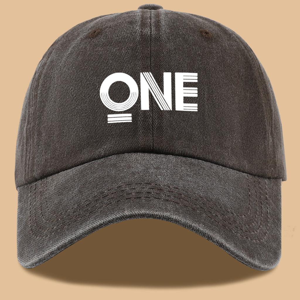 Printed Baseball Cap Fashionable Street Style Peaked Cap Unisex Adjustable Sun Hat