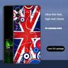 Uk Flag For Samsung Galaxy S25 S24 S23 Ultra S22 S21 Plus S20 Black Soft Silicone Protective Case