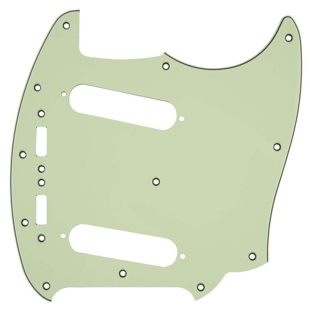 Fender Pickguard Classic 70. léta Mustang Mint v Japonsku 12-jamkové 3-vrstvé (Vyrobený model)