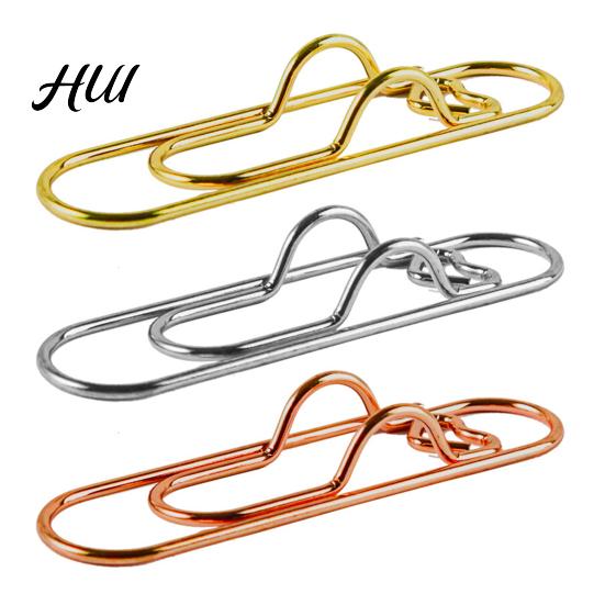 Notebook Pen Holders 6Pcs Metal Heart Clips Book Organizers Colored Paperclip Cute Shaped School Supplies Organizer Stainless Steel