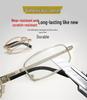 Baida Portable Folding Reading Glasses for Men & Women - Compact, Lightweight Lens for Presbyopia (Model 072)