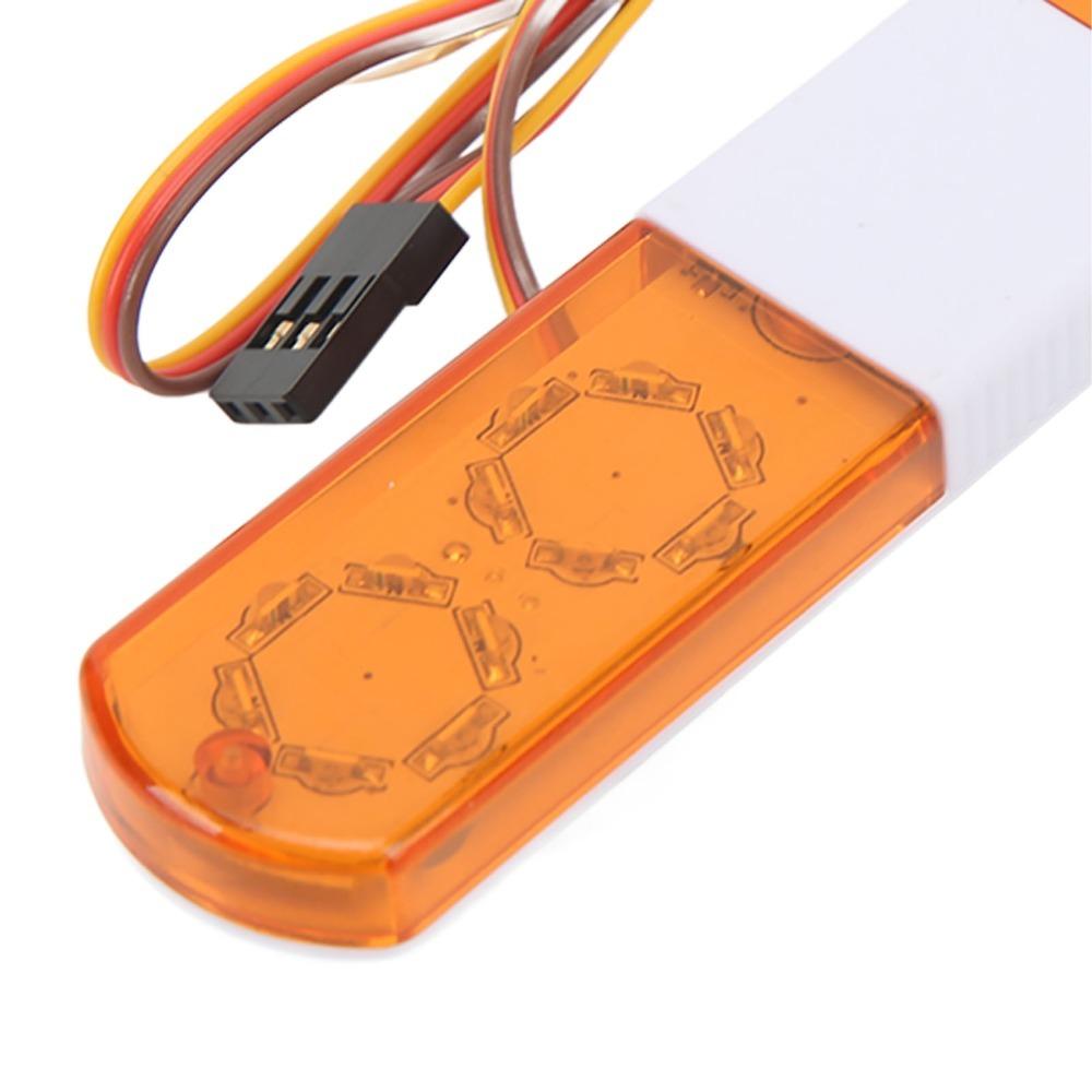 Nine Flashing Modes Alarming Light 115mm Light Bar Lamp Durable RC Alarming Light  RC Car