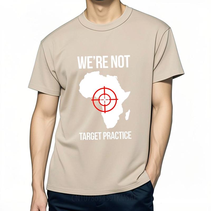 Anime Teenagers Summer Tshirt Were Not Target Practice Africa Map Short Sleeve Workout Round Neck Women Top Tees Man Tee Shirt