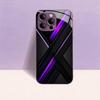 Electroplated Silver Tempered Glass Phone Case for iPhone Case for 11/12/13/14/15/16/17 Pro MAX