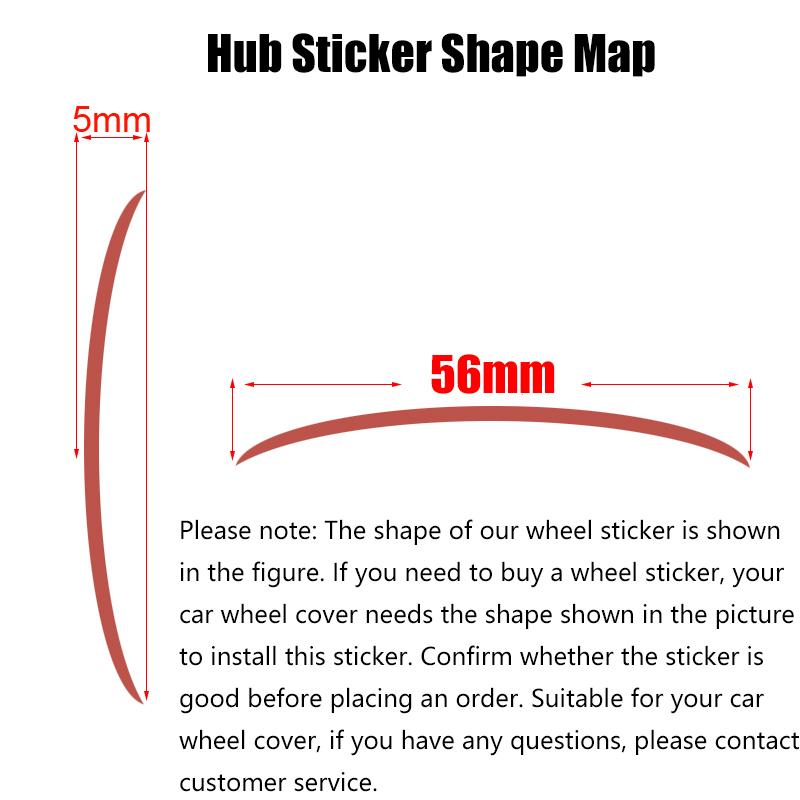 2026 Hot Car Sticker 4PC 56mm 60mm Car Wheel Center Covers Sticker Hub Cap Decoration For KIA Ceed Sorento K5 Rio Sportage Soul