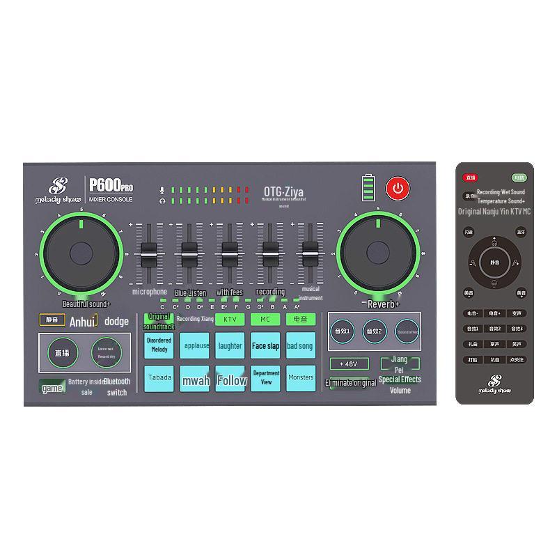 Meiyin Xiuxiu P600pro C180 Sound Card & Microphone Set – Mobile & Computer Compatible