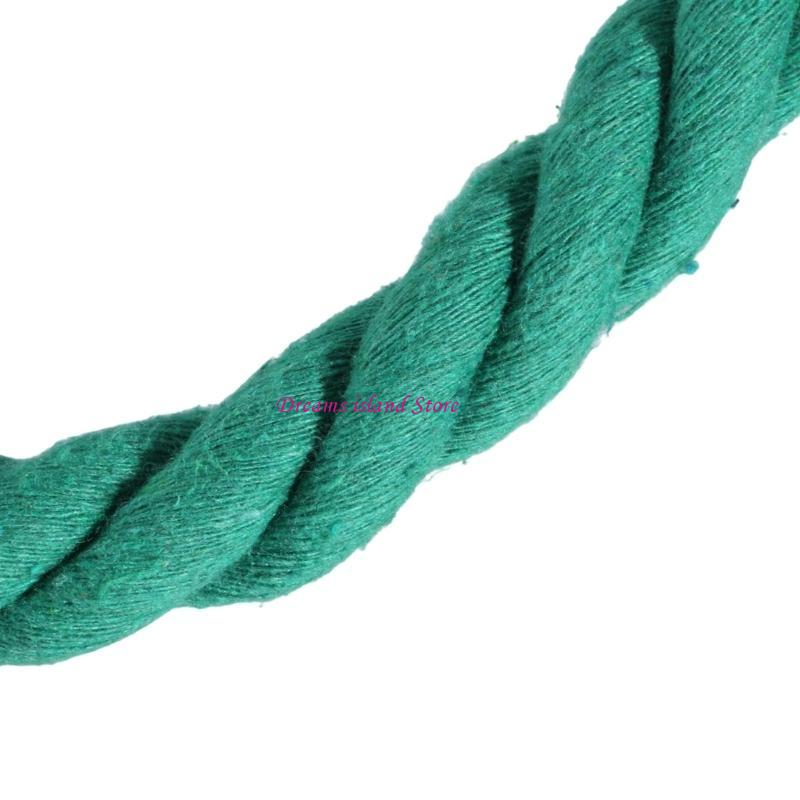 Rope Swing Bird Toy Standing Perch Toy Parakeets Birdcage Perches Bird Supply HX6C