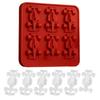 16x16cm Silicone Ice Mold 6-Grid Silicone Ice Molds For Freezer Reusable Easy Release Cube Maker Kitchen Gadgets Race Car Shape