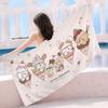 kawaii Cat Mikko artwork I-Illustrations Big Microfiber Beach Towels Quick Dry Towel Sand Pool Towel for Travel Swim Pool Yoga