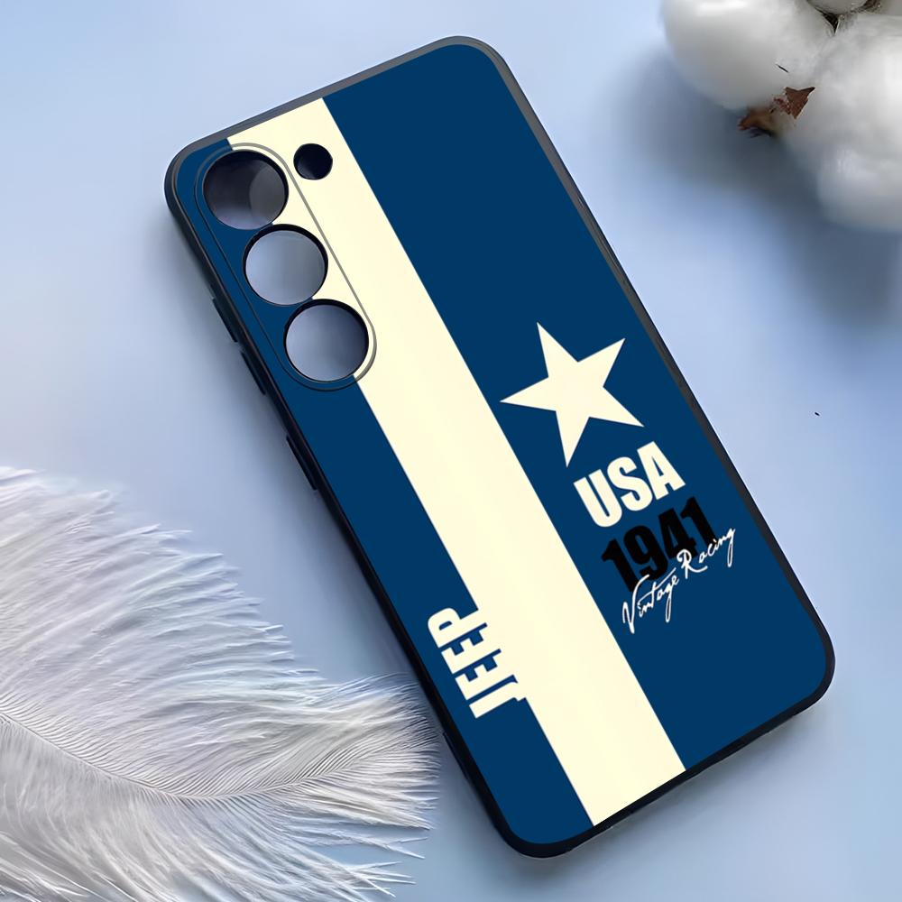 

J-Jeeps-off Road SUV Phone Case For Samsung S25 Ultra S24 S23 S22 S21 S20 Plus Fe Galaxy A54 A53 A34 A25 Silicone Cover Samsung Note20Ultra