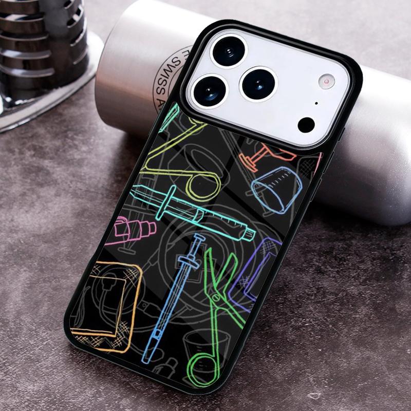 Nurse Medical Medicine Health Phone Case for iPhone 17 16 15 Pro Max Air 14 13 12 11 Plus Shockproof Capa Cover