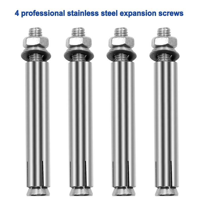 Heavy Duty Swing Hooks Stainless Steel Hammock Wall Mount Anchor Hooks with 4 Screws Aerial Yoga Sandbag Swing Gym Add- Practical Use