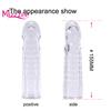Mizz Zee Men Thicken Lengthen Transparent Condom Enlargement Adult Penis Sleeve Sex Toy