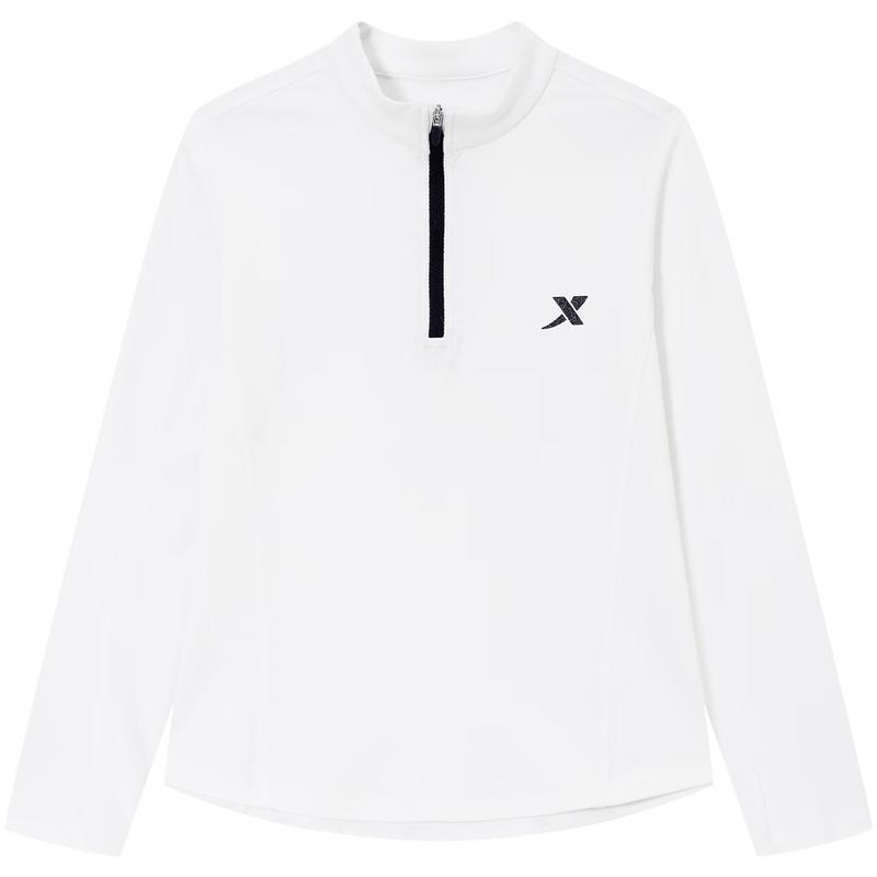 Xtep Girls Outdoor Long-Sleeve Stand-Collar Soft Sport Top 150