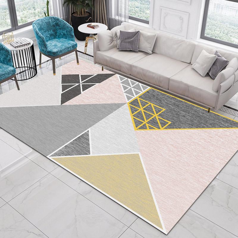 

Легкий роскошный ковер с геометрическим узором для гостиной, простого журнального столика, дивана, спальни, большой площади, ковер 200 * 300cm